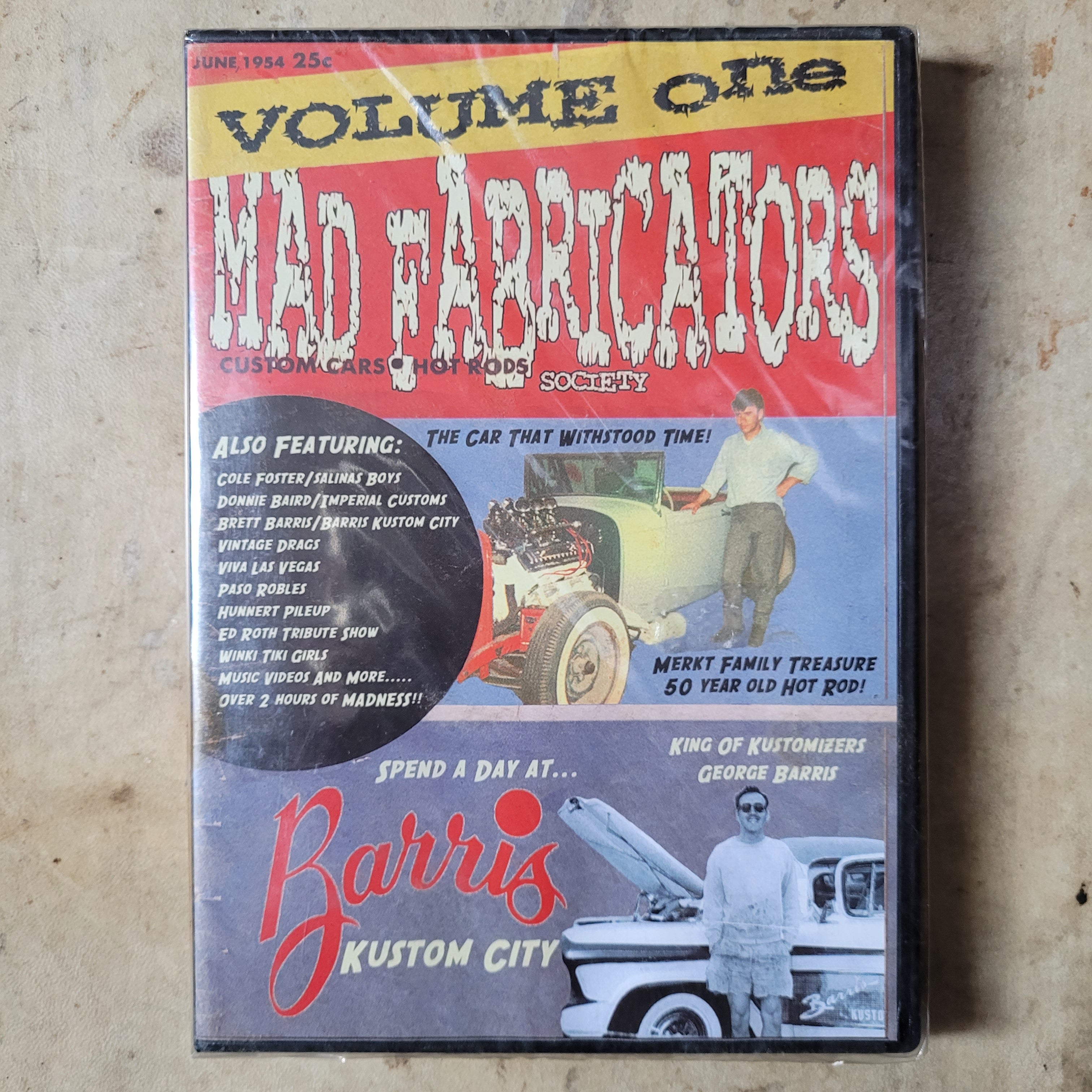 MAD FABRICATORS 1 DVD マッドファビリケーターズ ホットロッド HOT ROD KUSTOM BARRIS - DVD