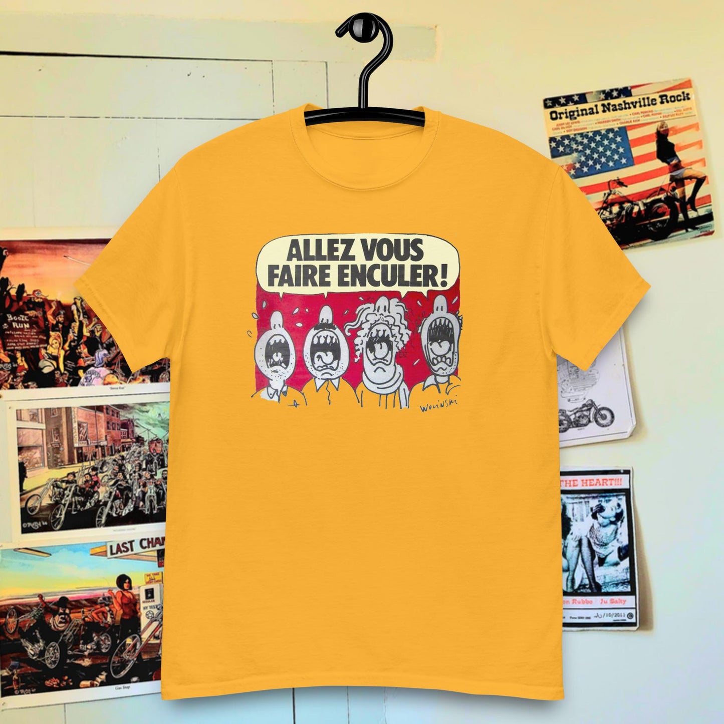 T-shirt " Allez tous vous ...!"